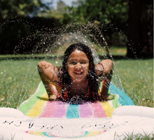 Load image into Gallery viewer, 16ft Rainbow Slide & Ride with Sprinkler